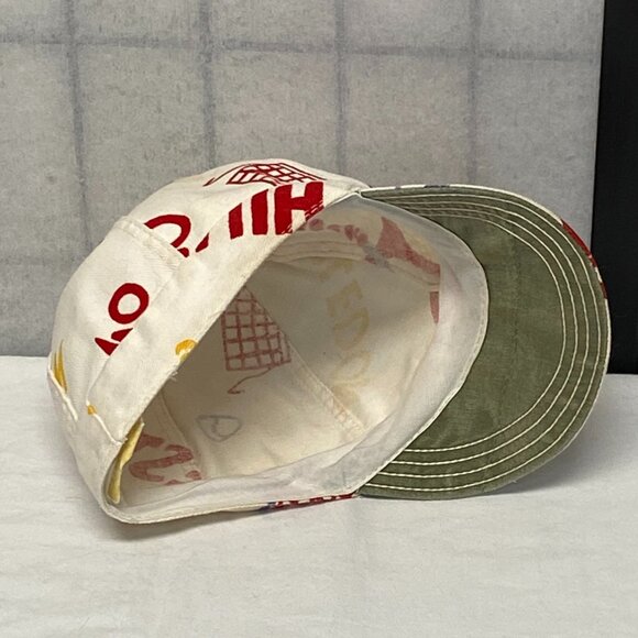 Huntsman Canvas Tennis Wimbledon Cap Hat White 6 7/8 Rare Retro Sportswear USA - Picture 7 of 8